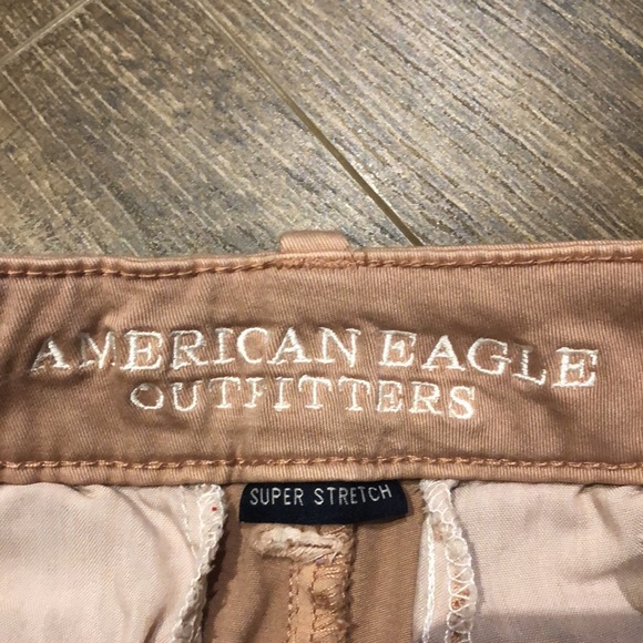 American Eagle Outfitters Super Stretch Light Pink Shorts - Picture 3 of 10